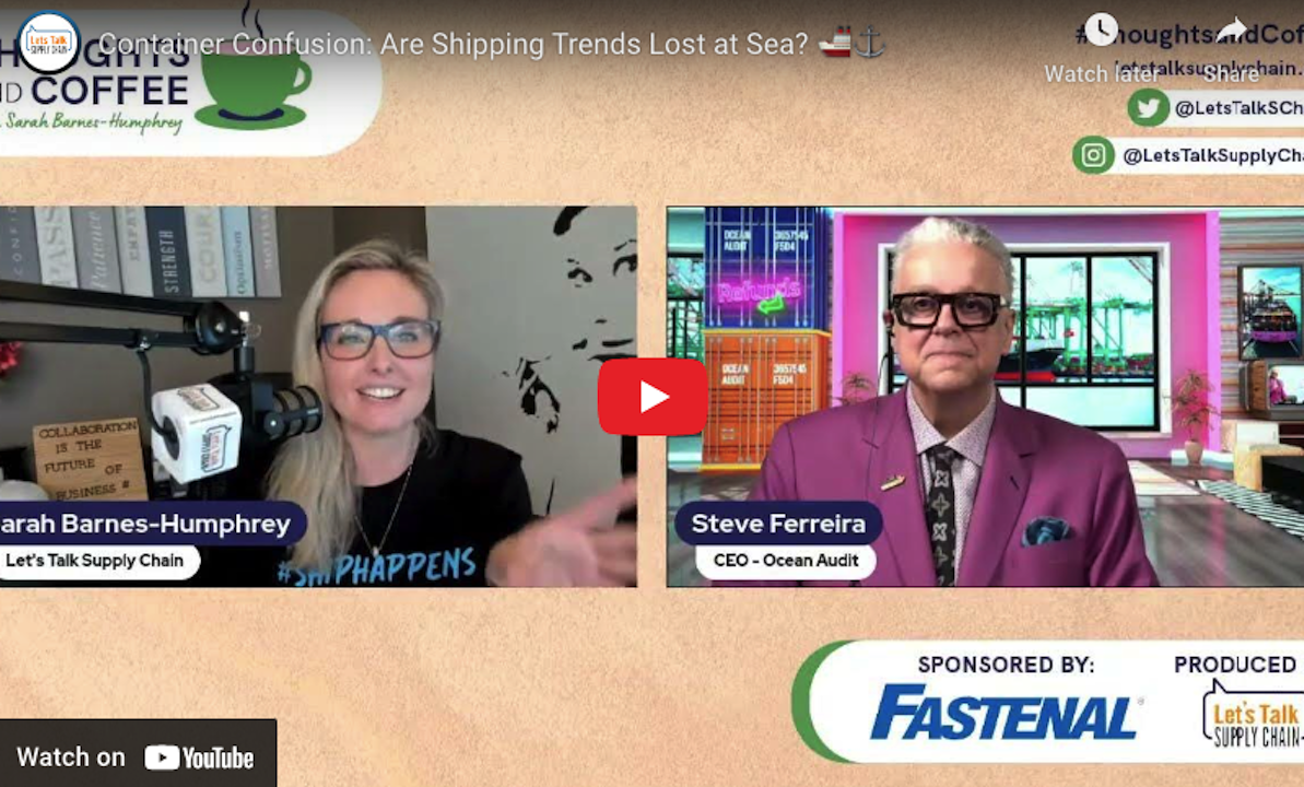 Steve Ferreira discusses his unique brand; the shipping industry latest; why students are flocking to supply chain; and why FMC offers false hope to shippers.
