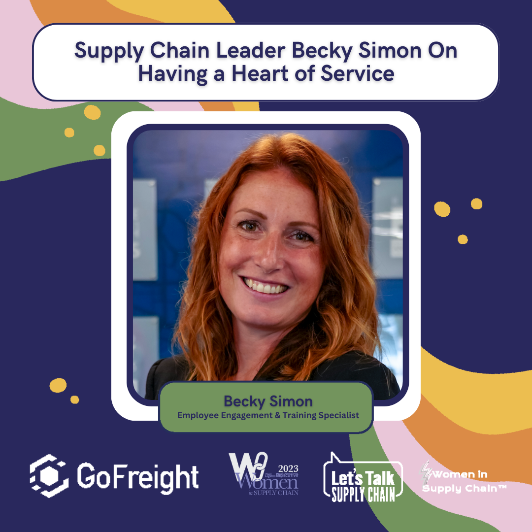 Becky Simon shares how authenticity and a heart of service has fueled her career growth in supply chain, and what others should know.